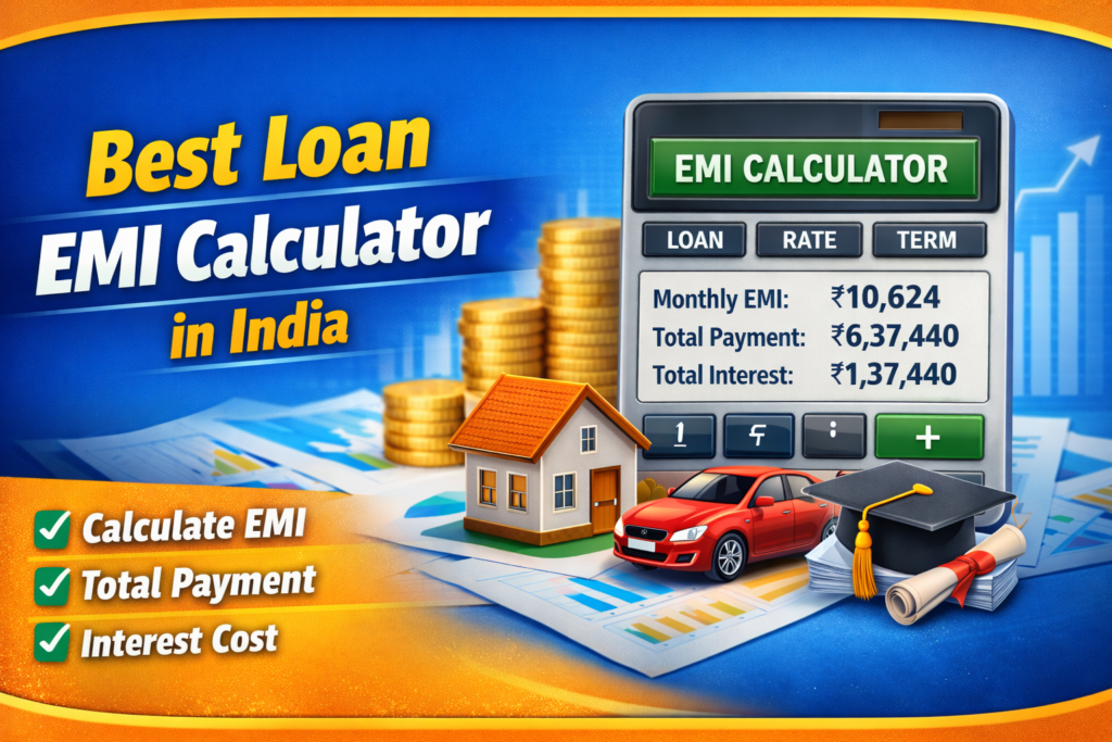 Best loan EMI calculator in India